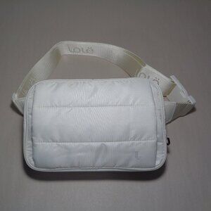 Lolë / Lole / HANDWARMER / Quilted / Cream / New Women's Belt - Shoulder Bag